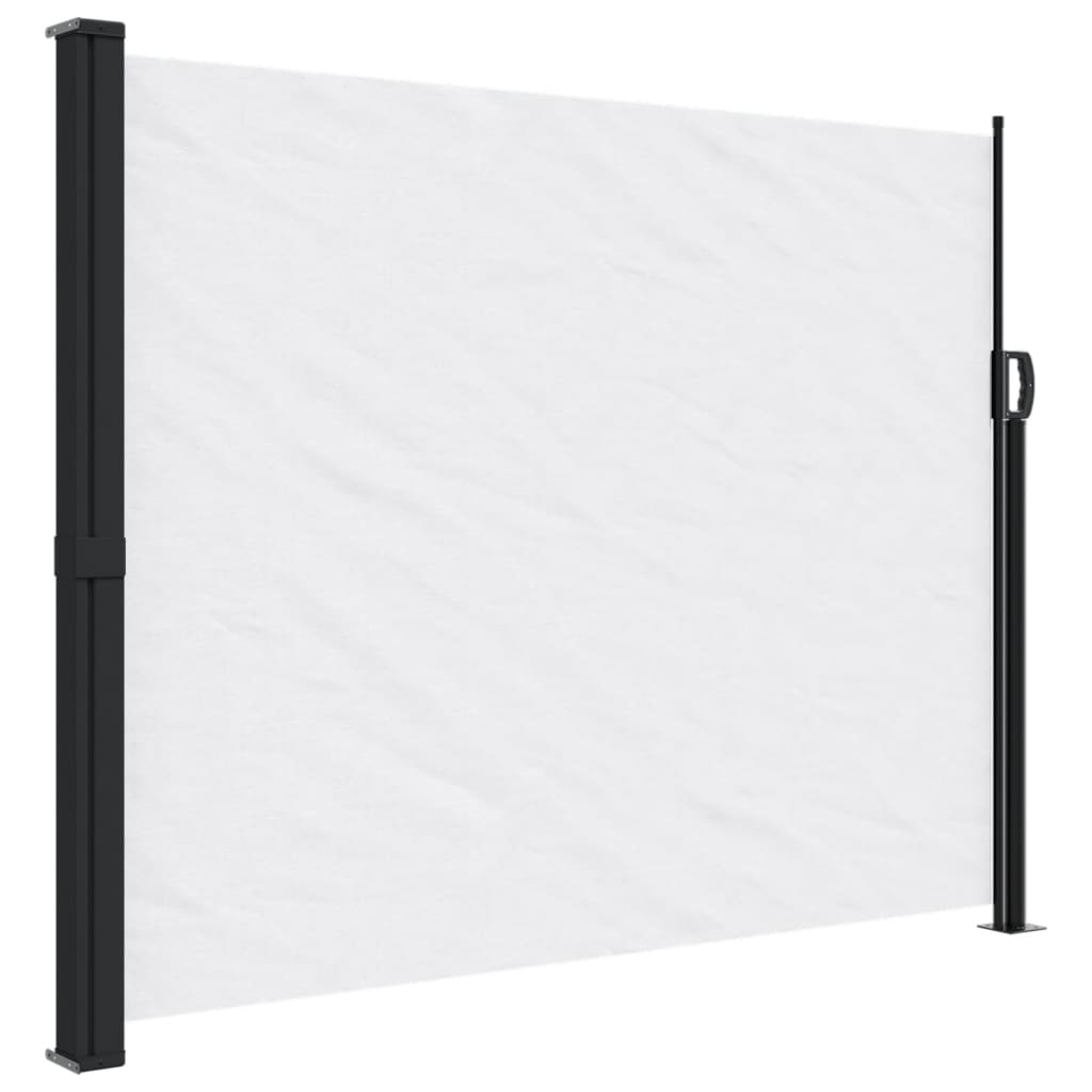 Windscherm uittrekbaar 160x500 cm wit - AllerleiShop