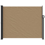 Windscherm uittrekbaar 160x500 cm taupe - AllerleiShop