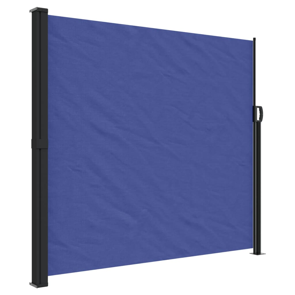 Windscherm uittrekbaar 180x500 cm blauw - AllerleiShop