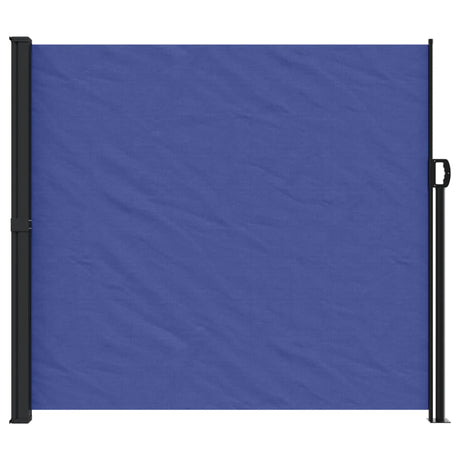 Windscherm uittrekbaar 180x500 cm blauw - AllerleiShop