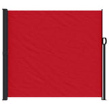 Windscherm uittrekbaar 180x500 cm rood - AllerleiShop