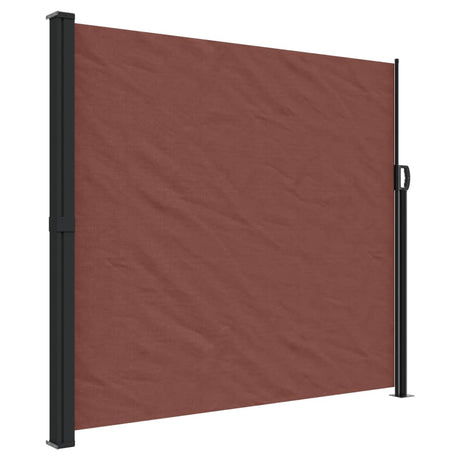 Windscherm uittrekbaar 180x500 cm bruin - AllerleiShop