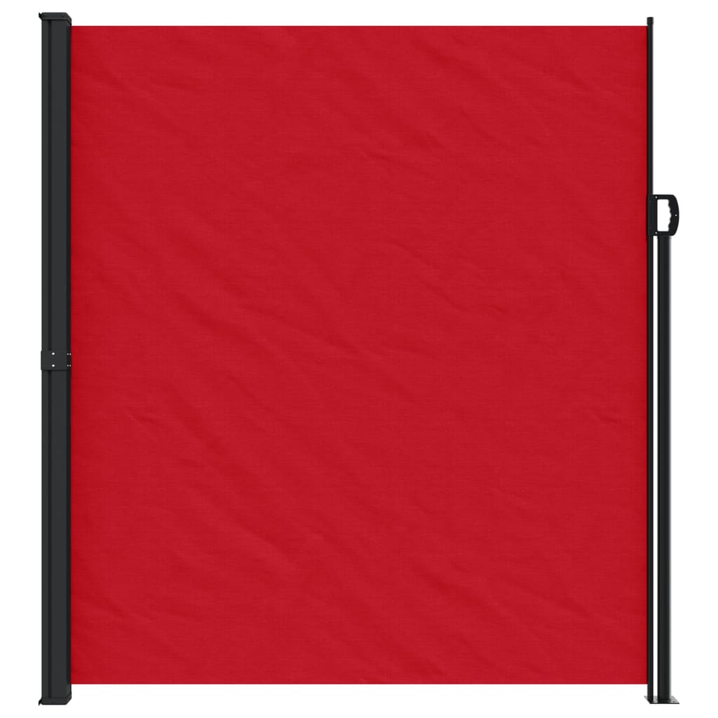 Windscherm uittrekbaar 220x500 cm rood - AllerleiShop