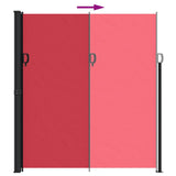 Windscherm uittrekbaar 220x500 cm rood - AllerleiShop