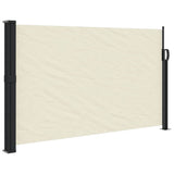 Windscherm uittrekbaar 120x600 cm crème - AllerleiShop