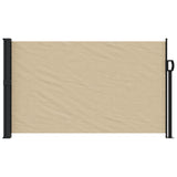 Windscherm uittrekbaar 120x600 cm beige - AllerleiShop