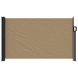 Windscherm uittrekbaar 120x600 cm taupe - AllerleiShop