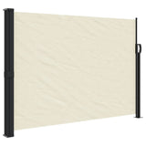 Windscherm uittrekbaar 140x600 cm crème - AllerleiShop