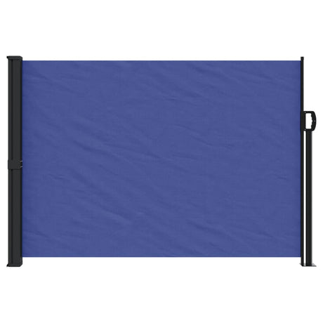 Windscherm uittrekbaar 140x600 cm blauw - AllerleiShop