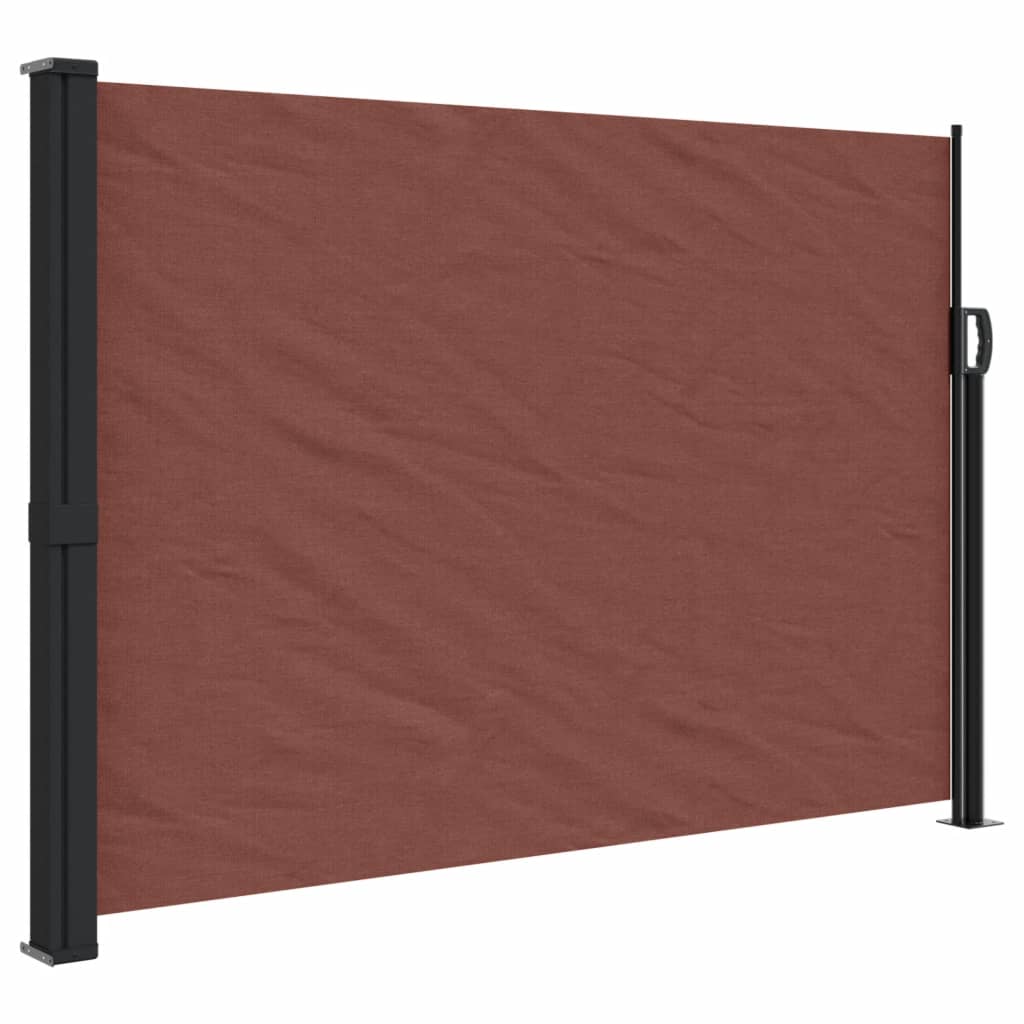 Windscherm uittrekbaar 140x600 cm bruin - AllerleiShop