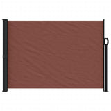 Windscherm uittrekbaar 140x600 cm bruin - AllerleiShop