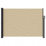 Windscherm uittrekbaar 140x600 cm beige - AllerleiShop