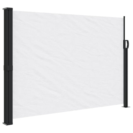 Windscherm uittrekbaar 140x600 cm wit - AllerleiShop