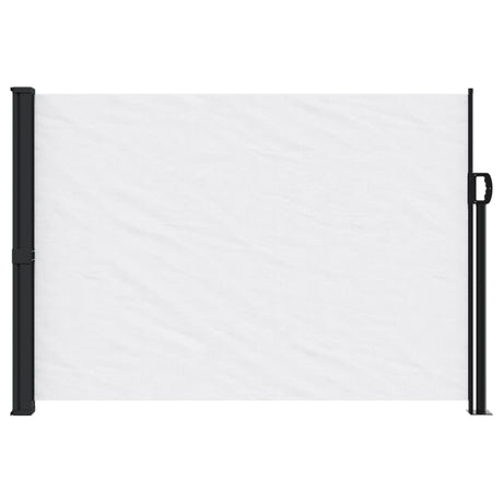 Windscherm uittrekbaar 140x600 cm wit - AllerleiShop