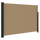 Windscherm uittrekbaar 140x600 cm taupe - AllerleiShop