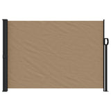 Windscherm uittrekbaar 140x600 cm taupe - AllerleiShop