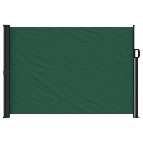 Tuinscherm uittrekbaar 140x600 cm donkergroen - AllerleiShop