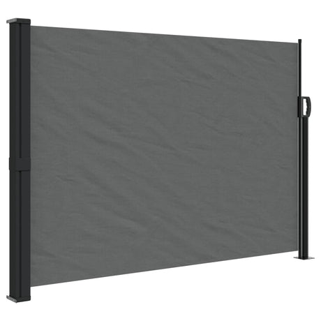 Windscherm uittrekbaar 140x600 cm antraciet - AllerleiShop