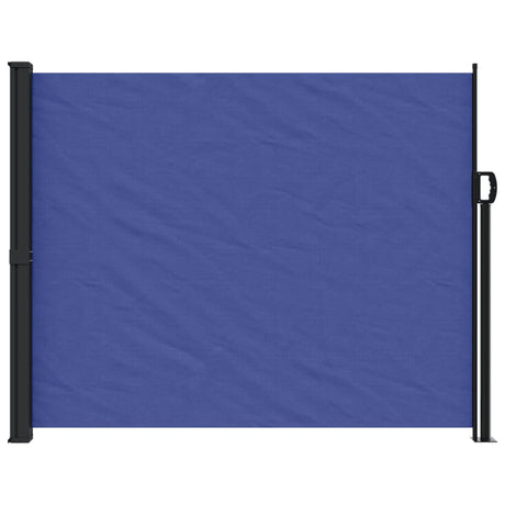 Windscherm uittrekbaar 160x600 cm blauw - AllerleiShop