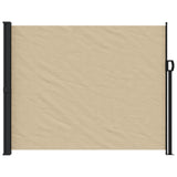 Windscherm uittrekbaar 160x600 cm beige - AllerleiShop