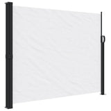 Windscherm uittrekbaar 160x600 cm wit - AllerleiShop