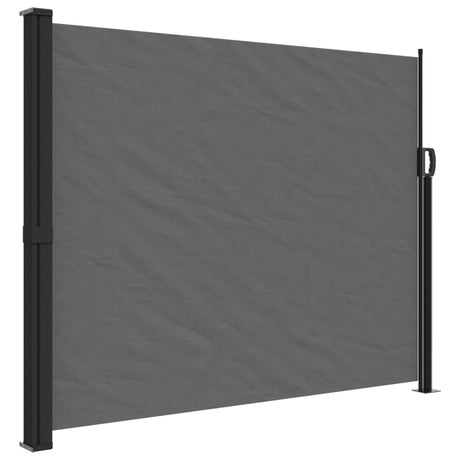 Windscherm uittrekbaar 160x600 cm antraciet - AllerleiShop