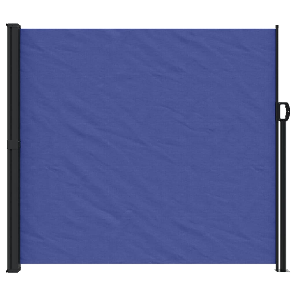 Windscherm uittrekbaar 180x600 cm blauw - AllerleiShop