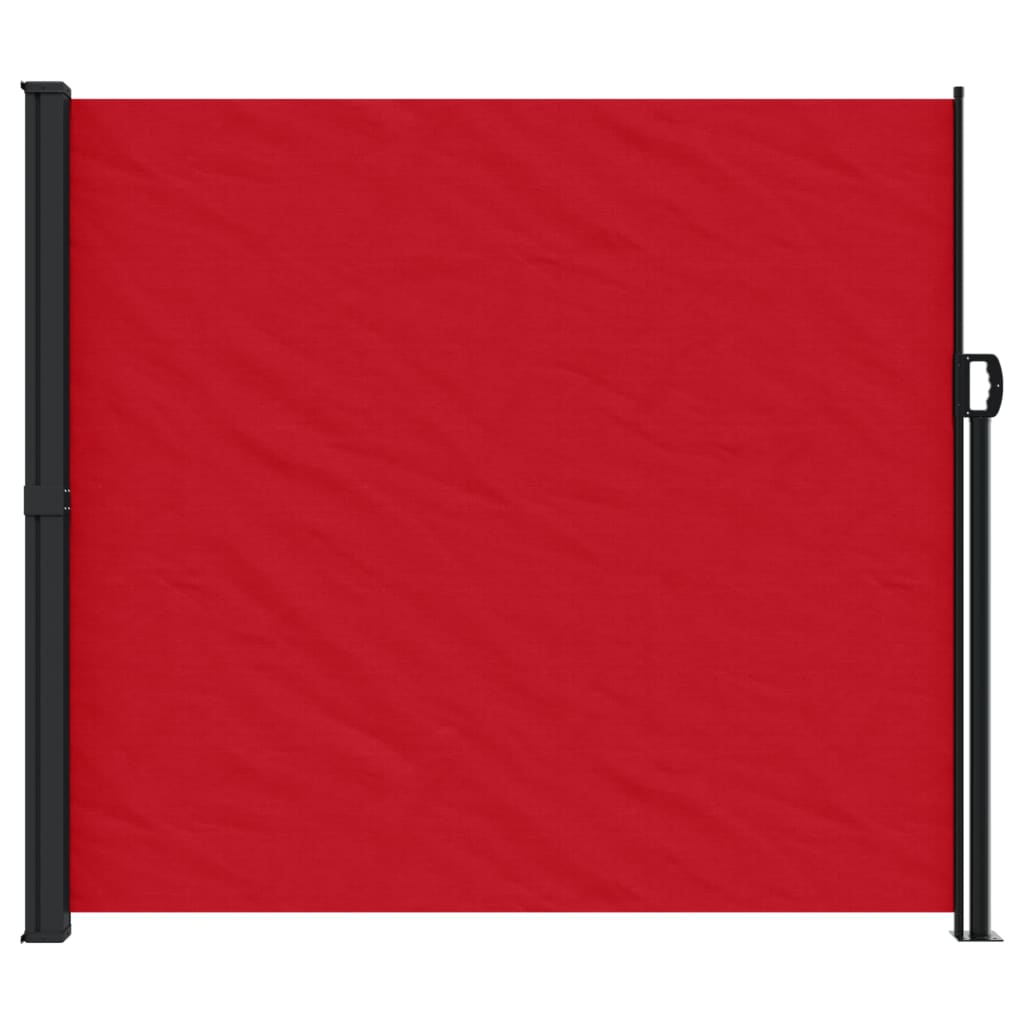 Windscherm uittrekbaar 180x600 cm rood - AllerleiShop