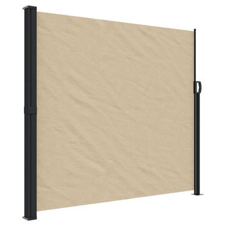 Windscherm uittrekbaar 180x600 cm beige - AllerleiShop