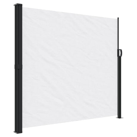 Windscherm uittrekbaar 180x600 cm wit - AllerleiShop