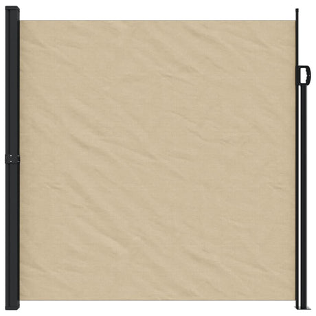 Windscherm uittrekbaar 200x600 cm beige - AllerleiShop