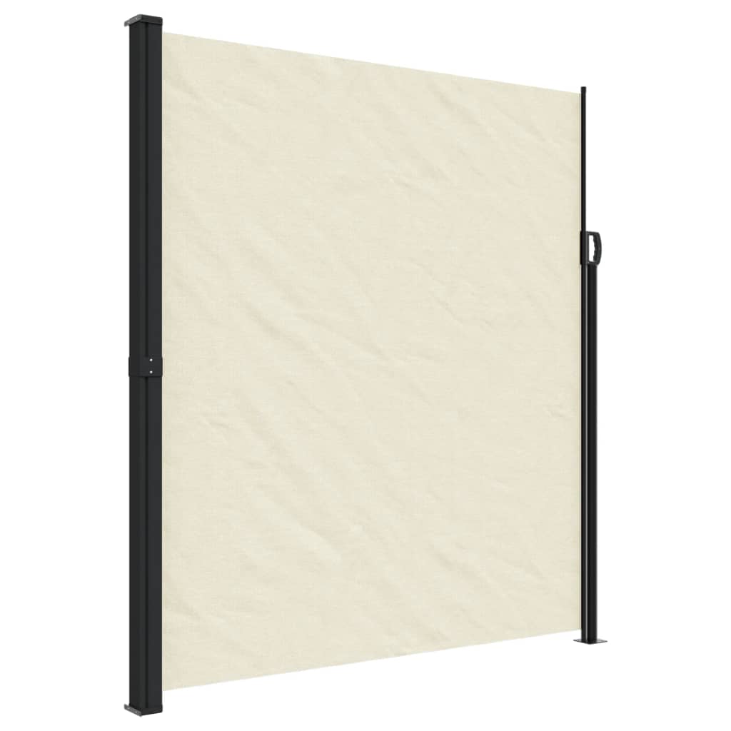 Windscherm uittrekbaar 220x600 cm crèmekleurig - AllerleiShop