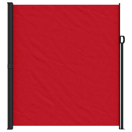 Windscherm uittrekbaar 220x600 cm rood - AllerleiShop