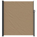 Windscherm uittrekbaar 220x600 cm taupe - AllerleiShop