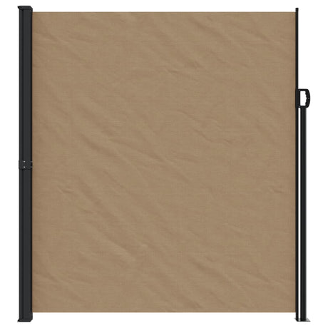 Windscherm uittrekbaar 220x600 cm taupe - AllerleiShop