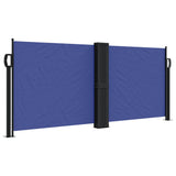 Windscherm uittrekbaar 100x600 cm blauw - AllerleiShop