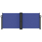 Windscherm uittrekbaar 100x600 cm blauw - AllerleiShop