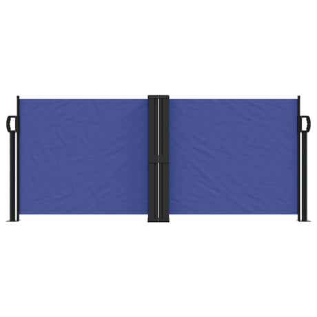 Windscherm uittrekbaar 100x600 cm blauw - AllerleiShop