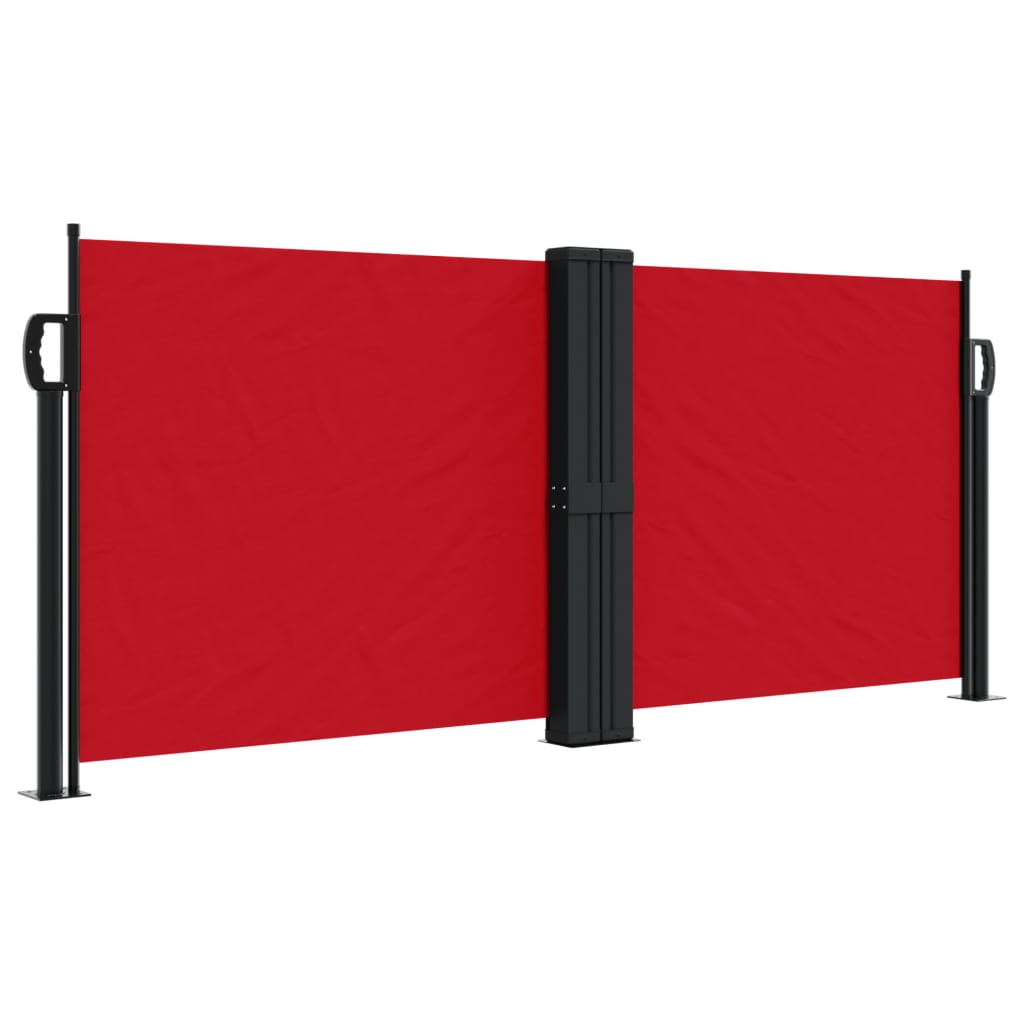 Windscherm uittrekbaar 100x600 cm rood - AllerleiShop