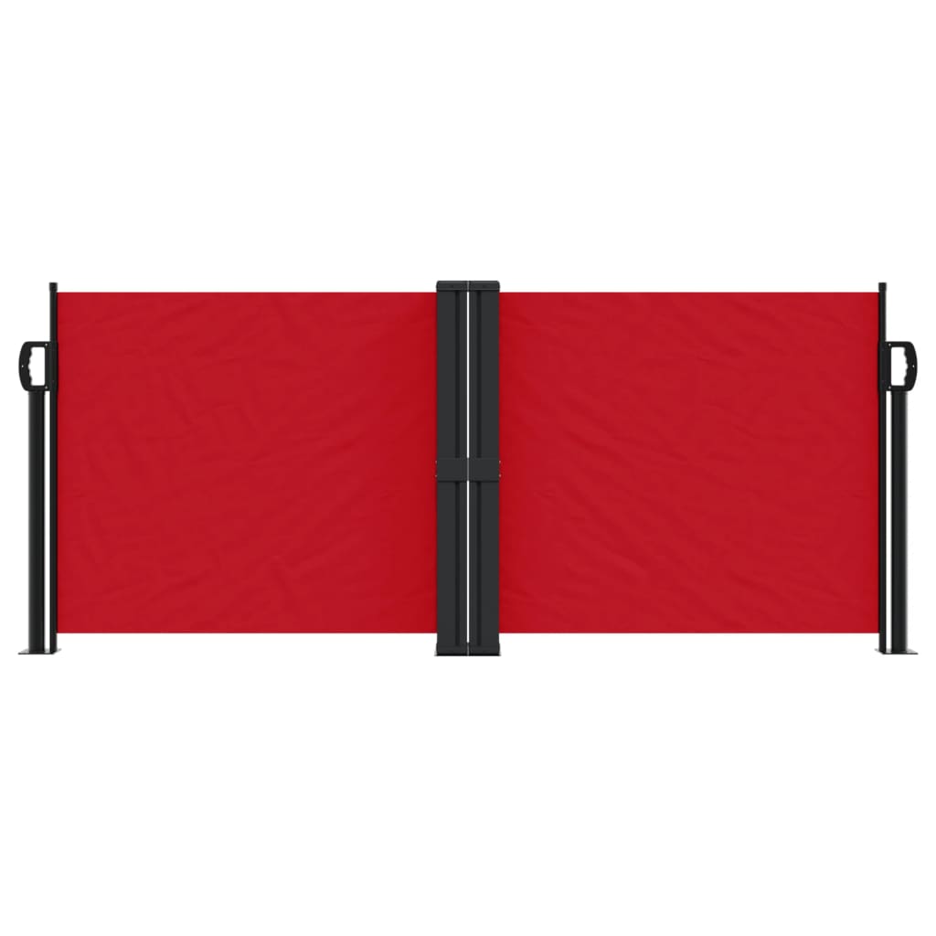 Windscherm uittrekbaar 100x600 cm rood - AllerleiShop