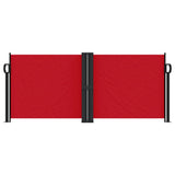 Windscherm uittrekbaar 100x600 cm rood - AllerleiShop