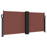 Windscherm uittrekbaar 100x600 cm bruin - AllerleiShop