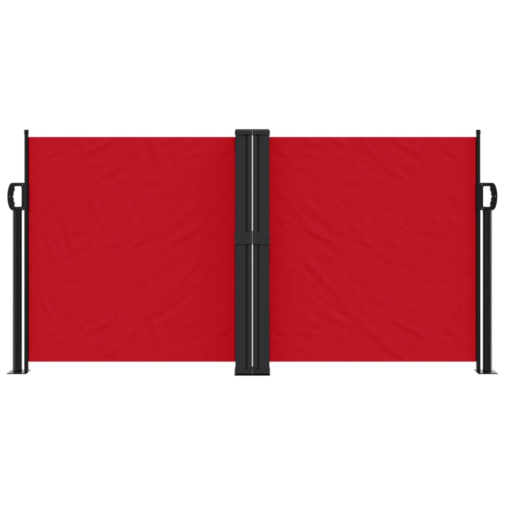 Windscherm uittrekbaar 120x600 cm rood - AllerleiShop