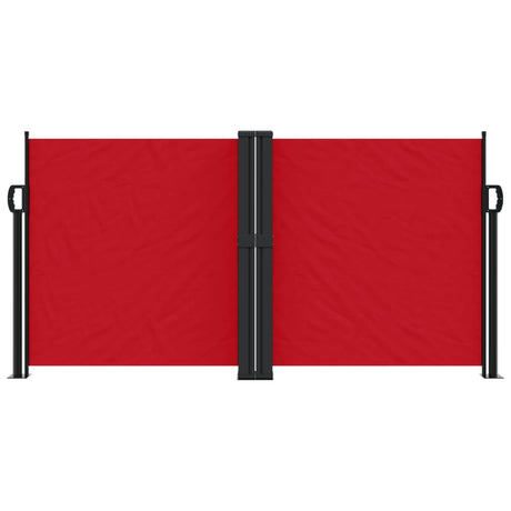 Windscherm uittrekbaar 120x600 cm rood - AllerleiShop