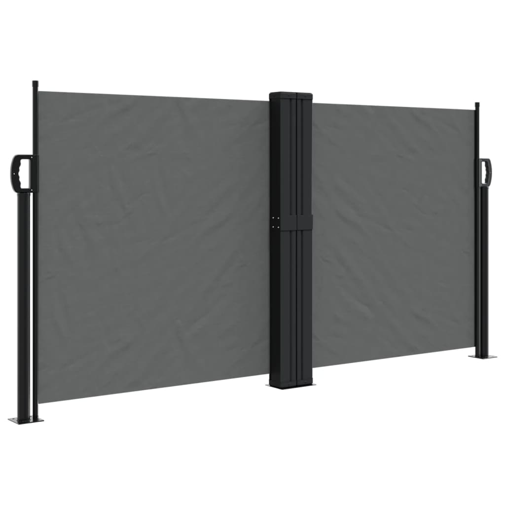 Windscherm uittrekbaar 120x600 cm antraciet - AllerleiShop