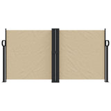 Windscherm uittrekbaar 120x600 cm beige - AllerleiShop