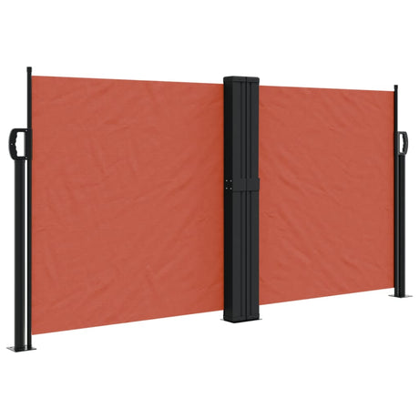 Windscherm uittrekbaar 120x600 cm terracotta - AllerleiShop