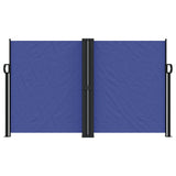 Windscherm uittrekbaar 140x600 cm blauw - AllerleiShop