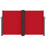 Windscherm uittrekbaar 140x600 cm rood - AllerleiShop