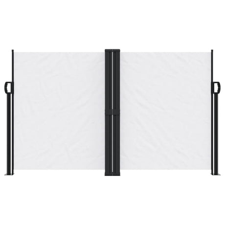 Windscherm uittrekbaar 140x600 cm wit - AllerleiShop